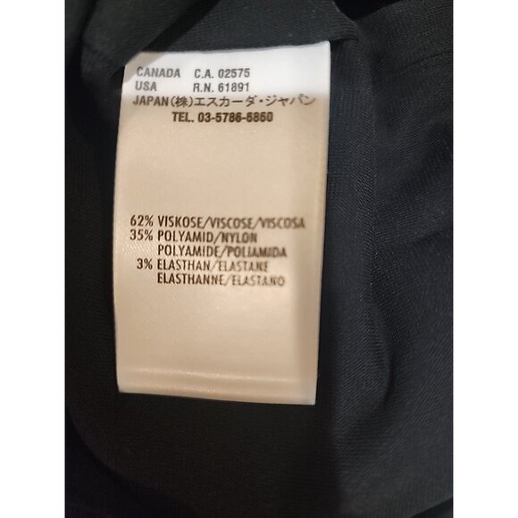 ESCADA size 10 40 womens cocktail sheath bodycon short sleeve lined midi dress - Picture 5 of 5